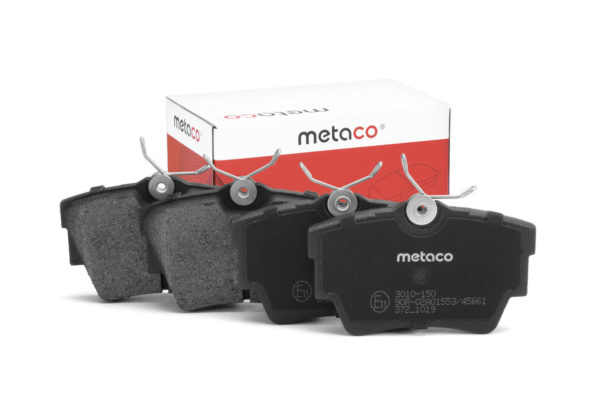 Колодки тормозные задние дисковые к-кт metaco 3010-150 preview 1