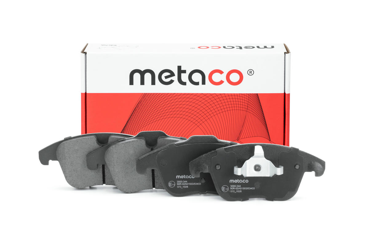 Колодки тормозные передние к-кт metaco 3000-344 preview 1