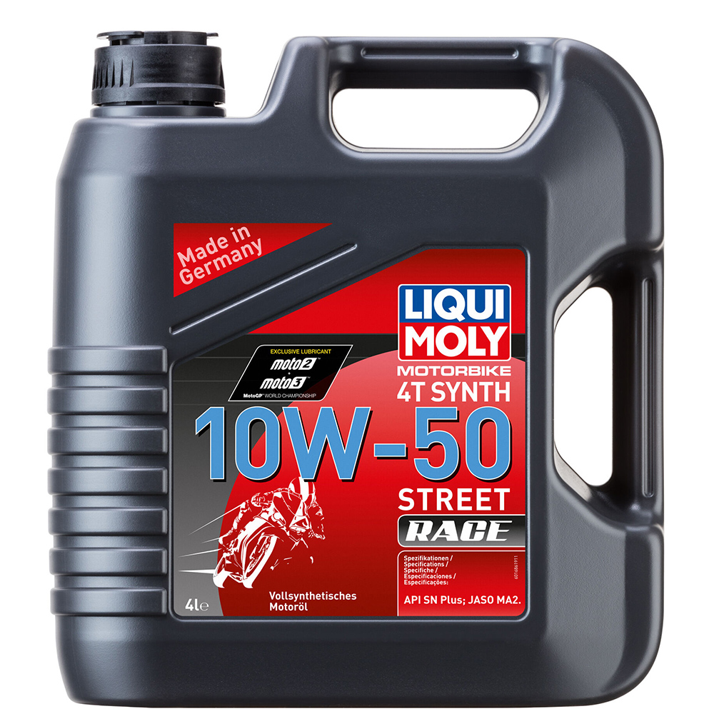 Масло моторное LIQUI MOLY RACING 4такт. 10W50HD синт. 4л preview 1