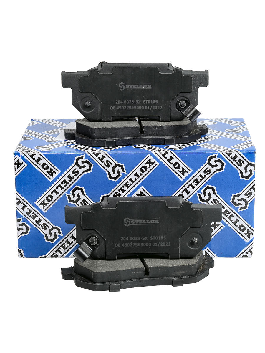 204 002B-SX_колодки дисковые п.! с антискр. пл. Honda Civic 1.3-1.6 87-91/1.3 16V 91-95 preview 1