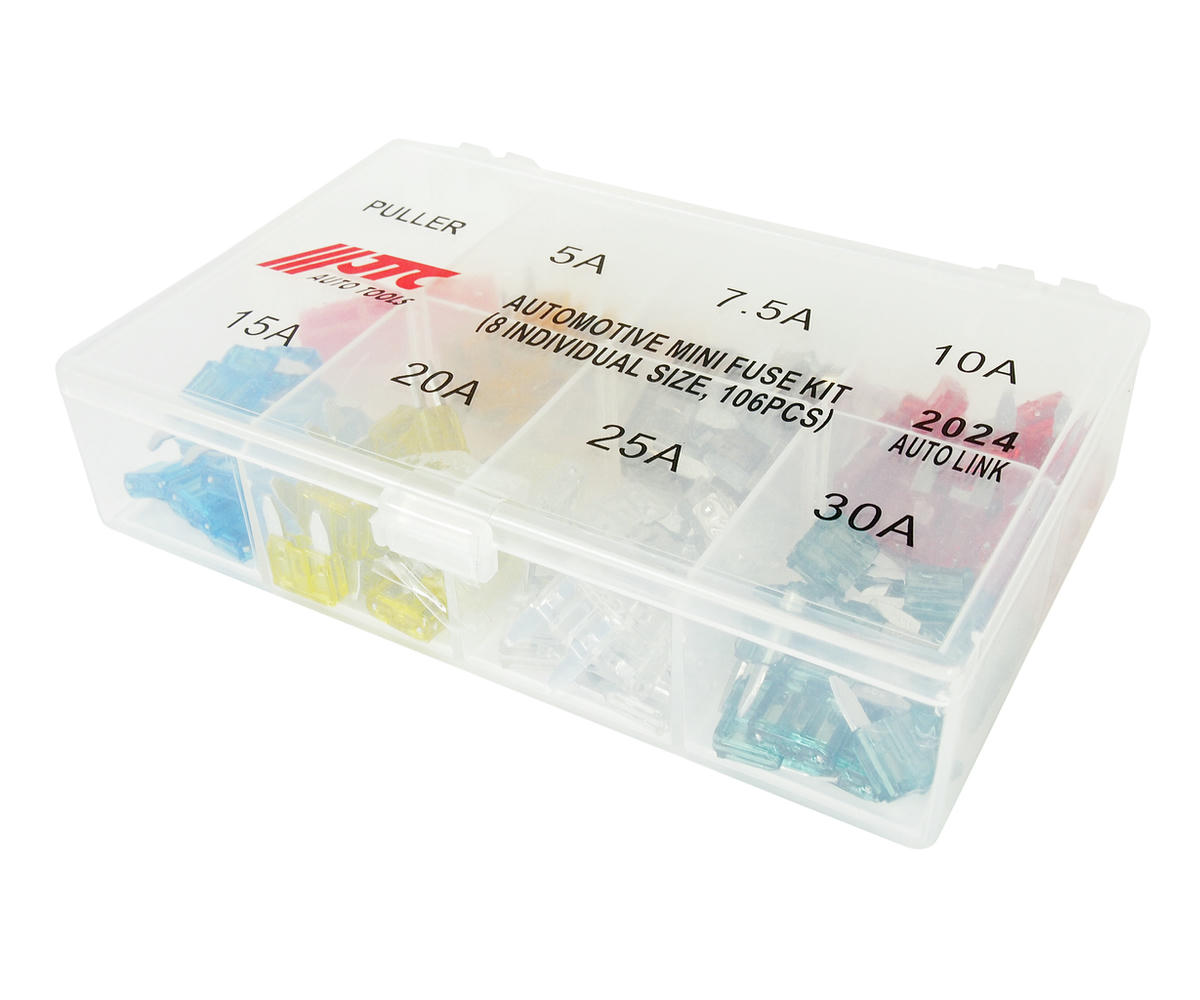 JTC-2024_набор предохранителей! мини 5-30А, 106шт (в боксе) preview 1