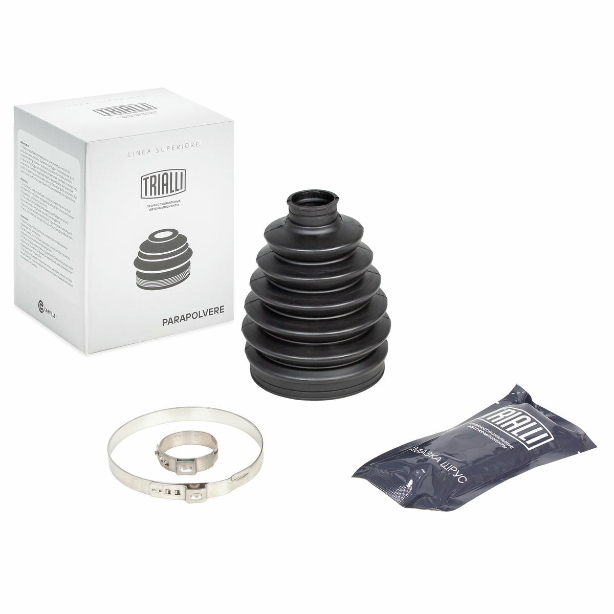 Пыльник ШРУСа для а/м Mitsubishi Pajero Sport (KHO) (08-) (наруж.компл хомуты/смазка) (TPEE) (FG 11 preview 1