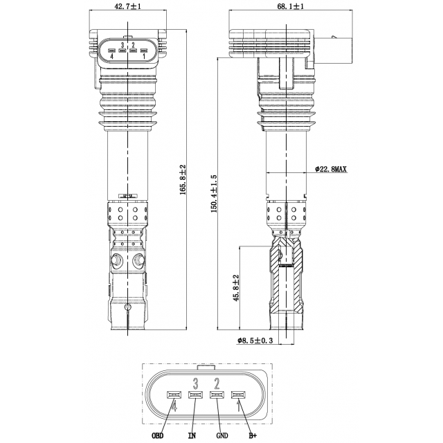 Катушка зажигания FEBEST 17640-002 preview 2