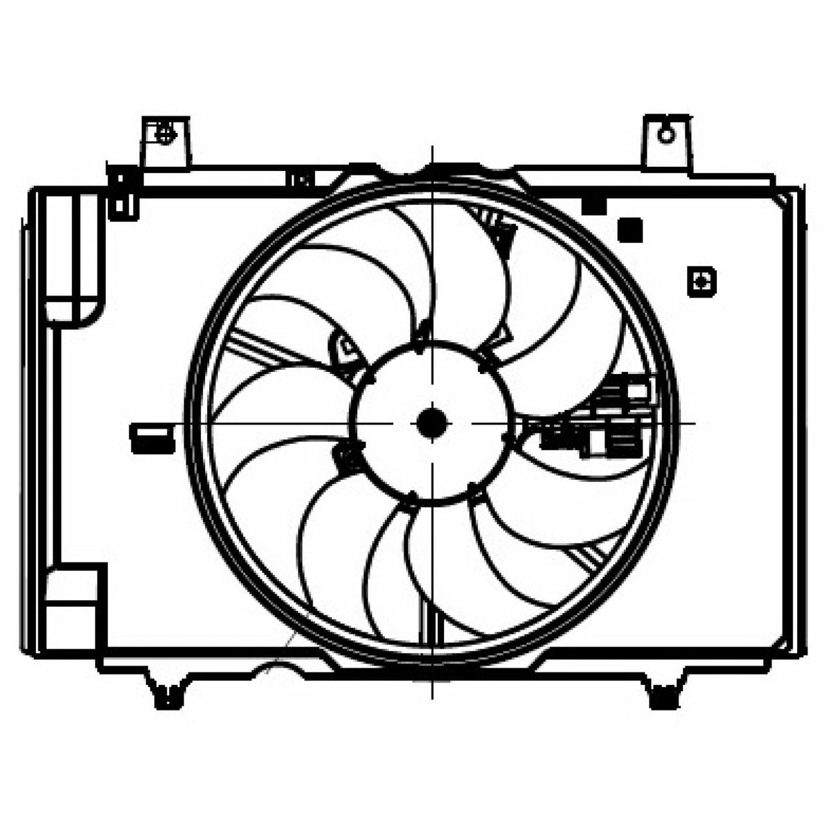 Вентилятор радиатора LUZAR LFK 14KA preview 3