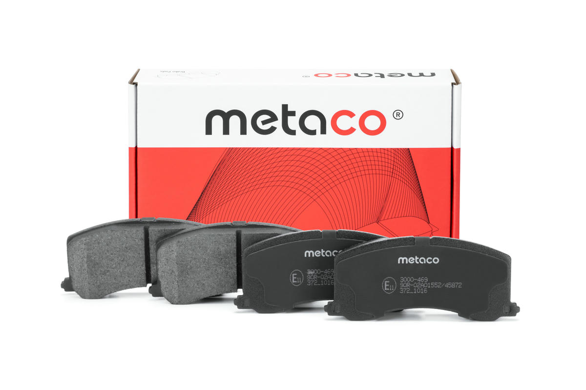 Колодки тормозные передние к-кт metaco 3000-469 preview 1