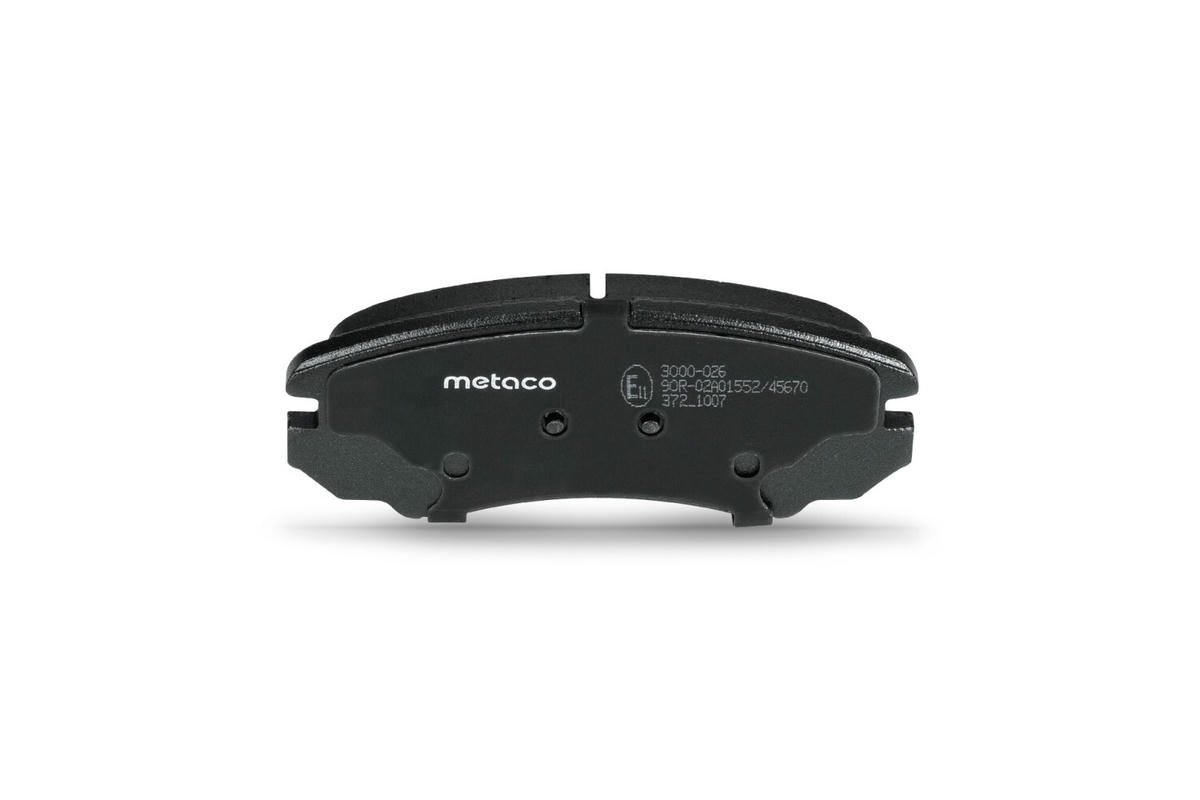 Колодки тормозные передние к-кт metaco 3000-026 preview 5