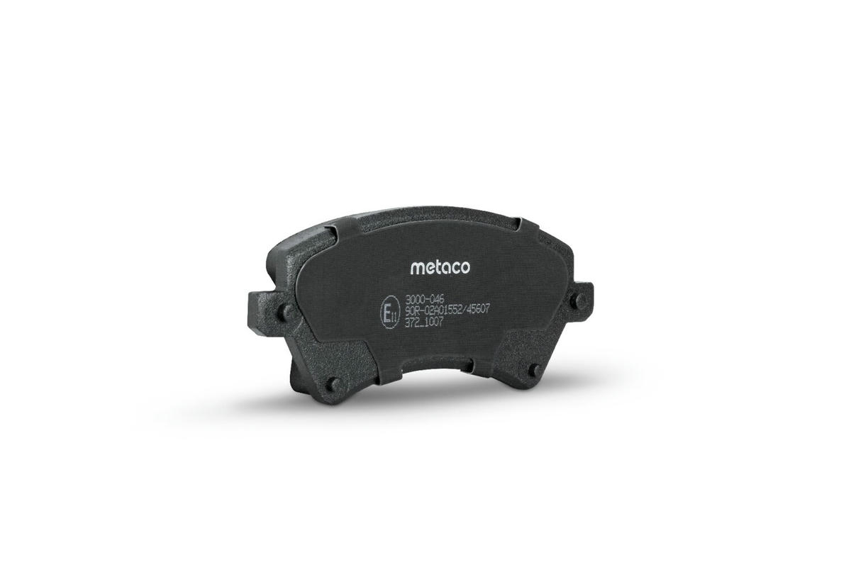 Колодки тормозные передние к-кт metaco 3000-046 preview 3