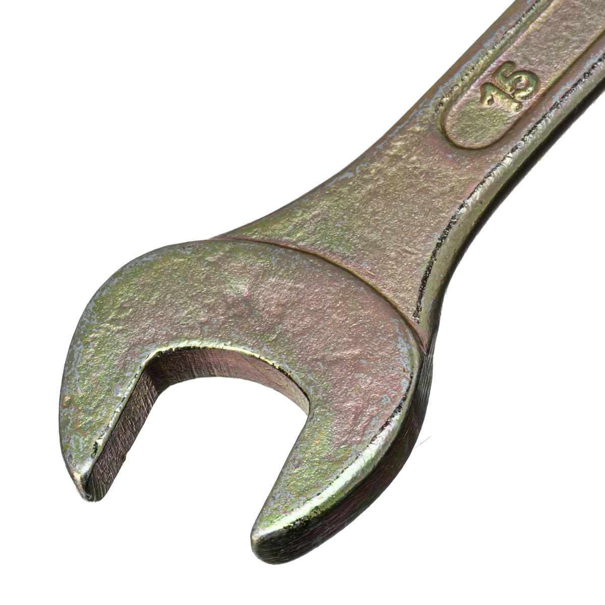 СИБРТЕХ 14308 Ключ рожковый, 14x15 мм, желтый цинк preview 3