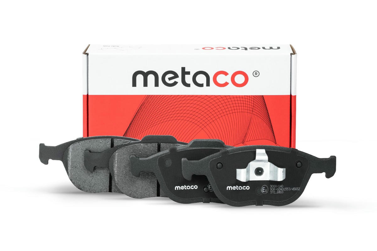 Колодки тормозные передние к-кт metaco 3000-140 preview 1