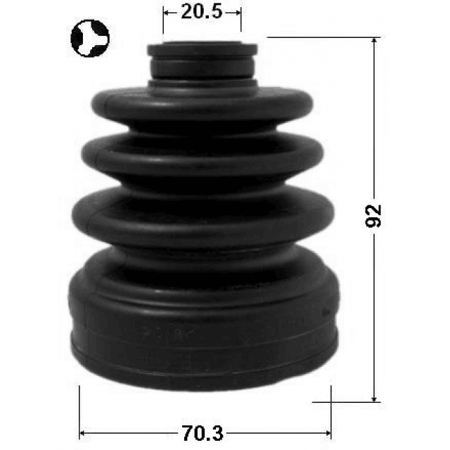 Пыльник ШРУСа внутр. пер FEBEST 0815-B9 preview 2 Пыльник ШРУСа внутр. пер FEBEST 0815-B9 preview 2