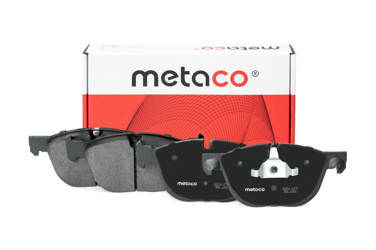 Колодки тормозные передние к-кт metaco 3000-075 preview 1