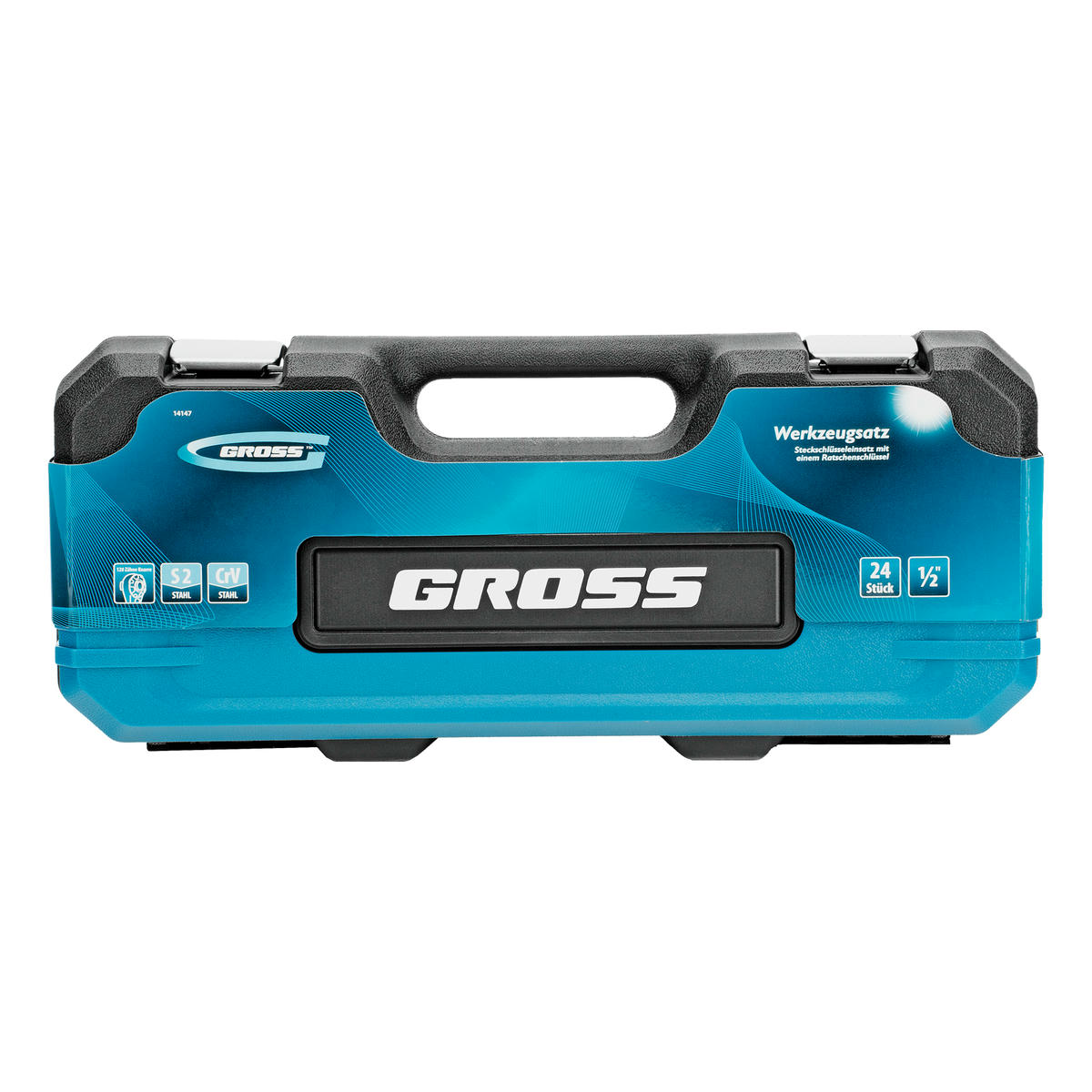 Набор инструмента 24пр. 1/2" 120 зубьев GROSS preview 18