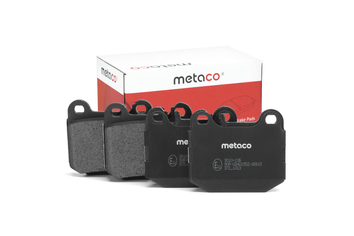 Колодки тормозные задние к-кт metaco 3010-136 preview 1