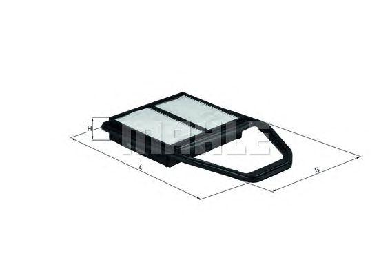 Фильтр воздушный KNECHT LX 1562 preview 1 Фильтр воздушный KNECHT LX 1562 preview 1