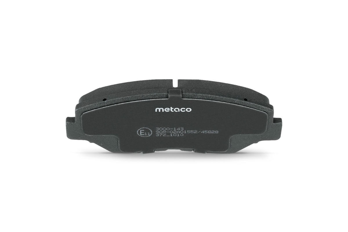 Колодки тормозные передние к-кт metaco 3000-143 preview 5