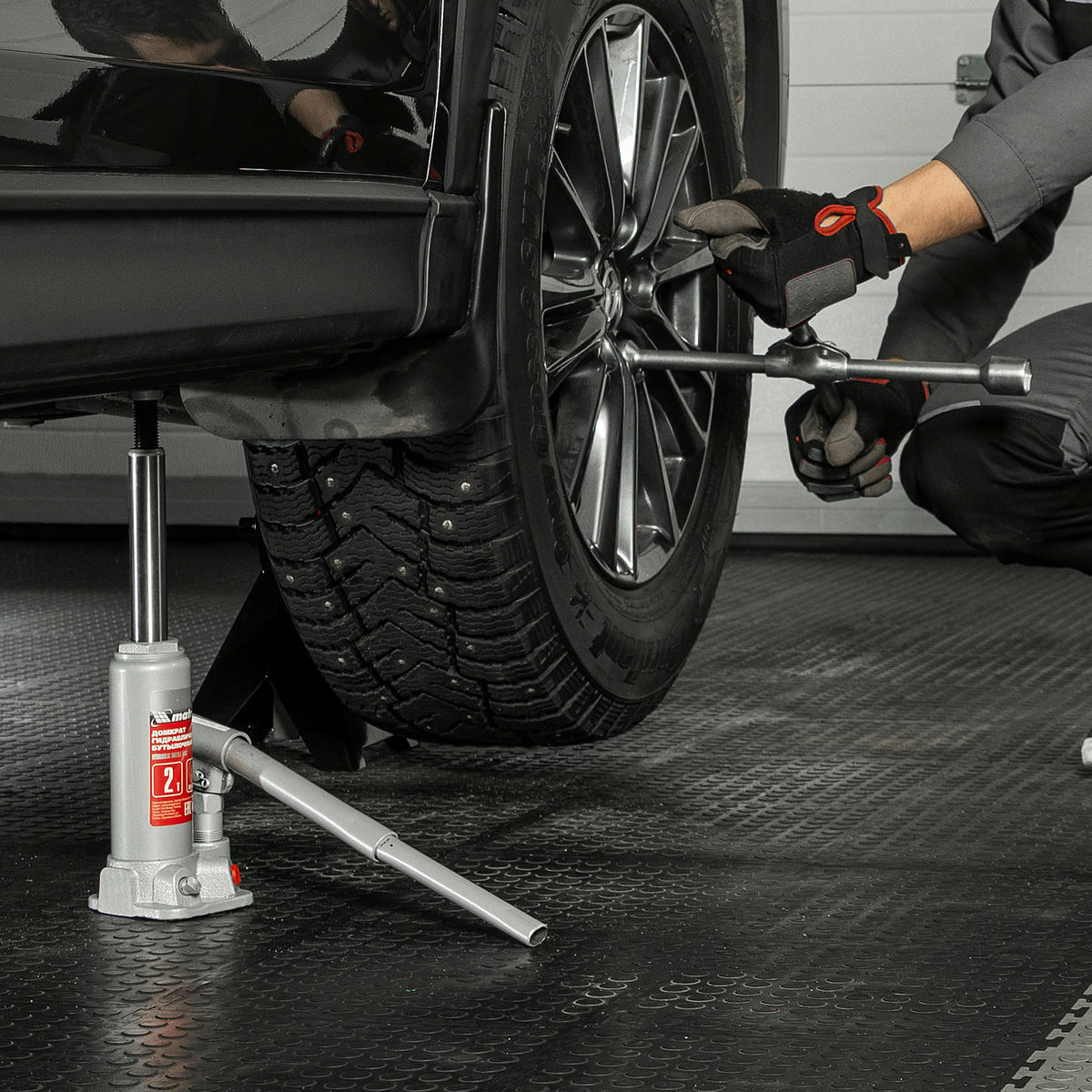 Домкрат бутылочный 2т гидравлический 181–345мм кейс MATRIX preview 16