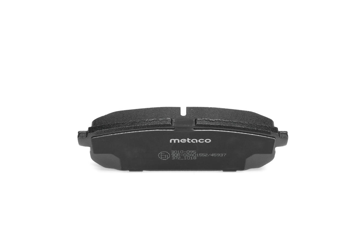 Колодки тормозные задние дисковые к-кт metaco 3010-095 preview 5