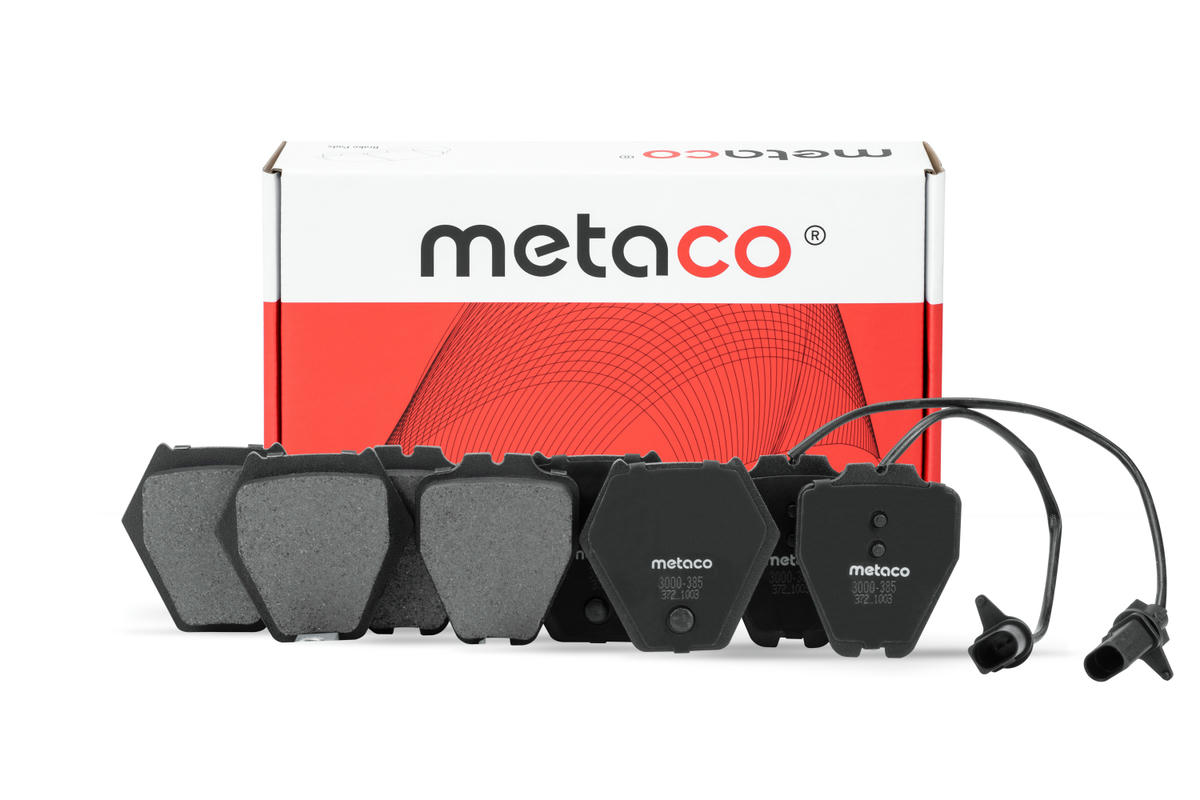 Колодки тормозные передние к-кт metaco 3000-385 preview 1