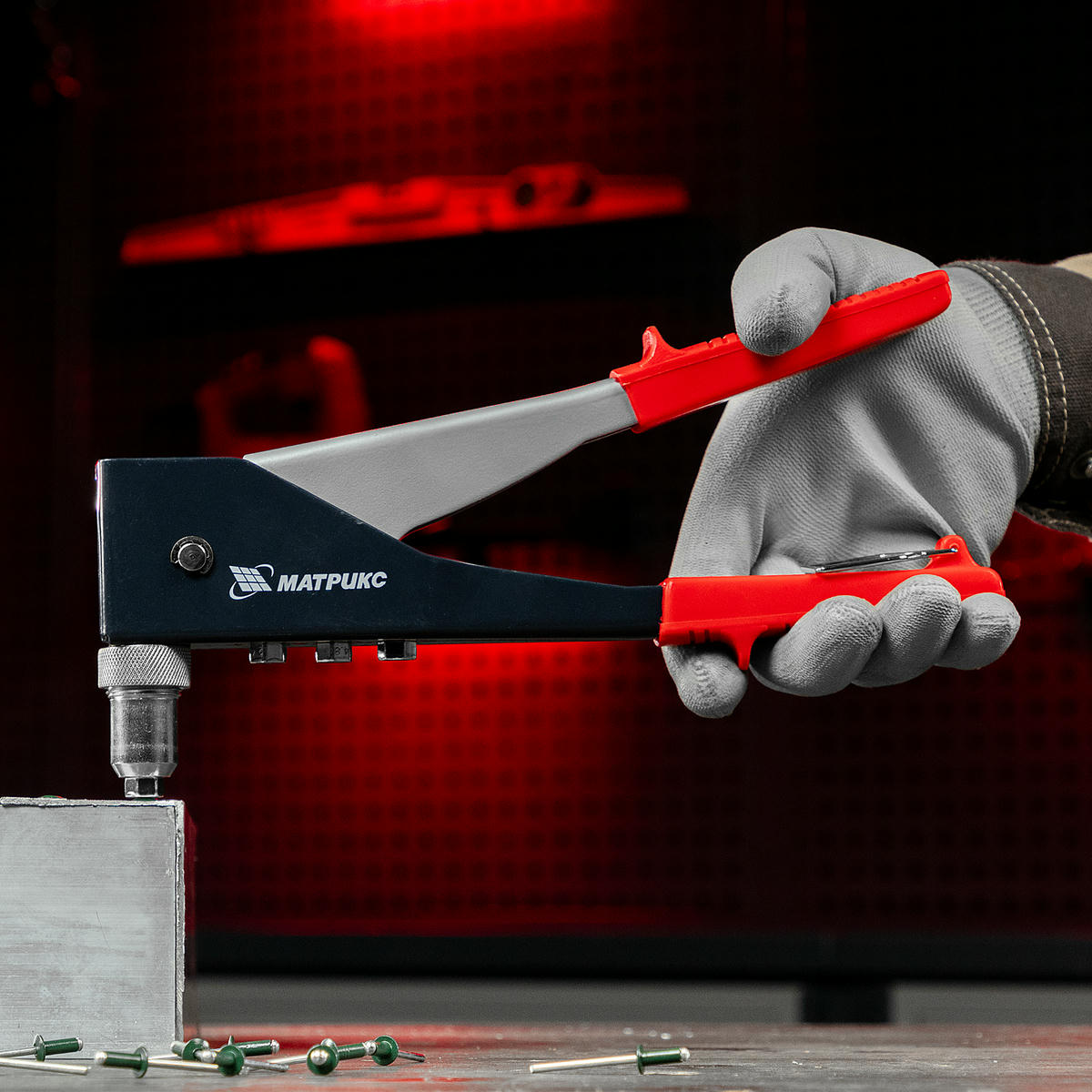 MATRIX 40527 Заклепочник переставной 0-90градусов 2,4-4,8мм L=250мм preview 1