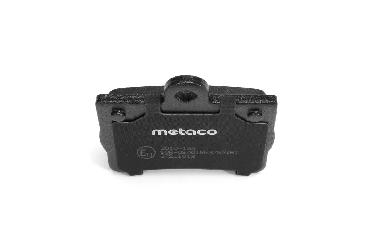 Колодки тормозные задние дисковые к-кт metaco 3010-133 preview 4