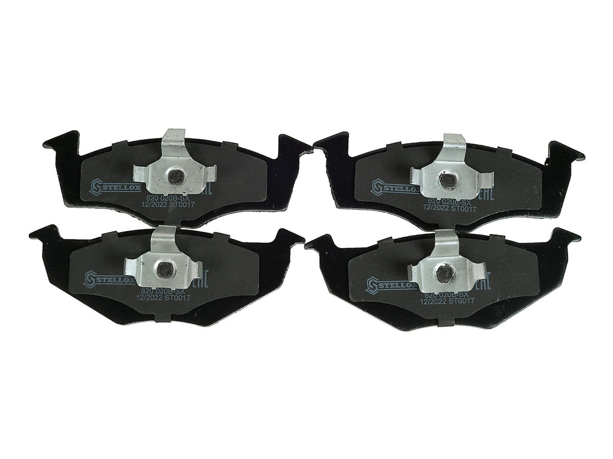 620 020B-SX_колодки дисковые п.! с антискр. пл. VW Golf III/Vento/Polo 1.4/1.6/1.9D/TD/SDi 95-01 preview 6