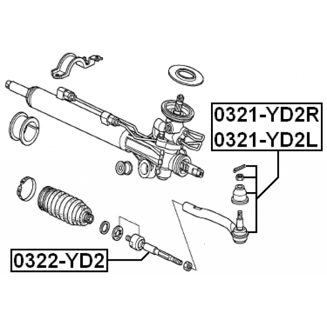 ТЯГА РУЛЕВАЯ (FEBEST) preview 2