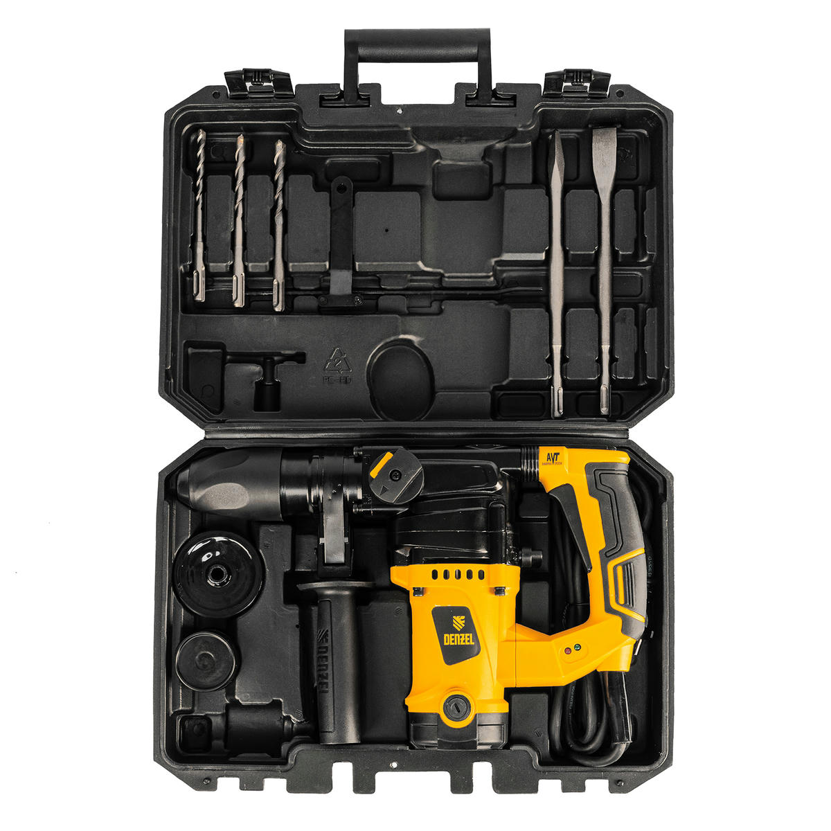 DENZEL 26610 Перфоратор электрический RHV-1100-26, SDS-plus, 1100Вт, 4Дж, 3 реж. preview 5