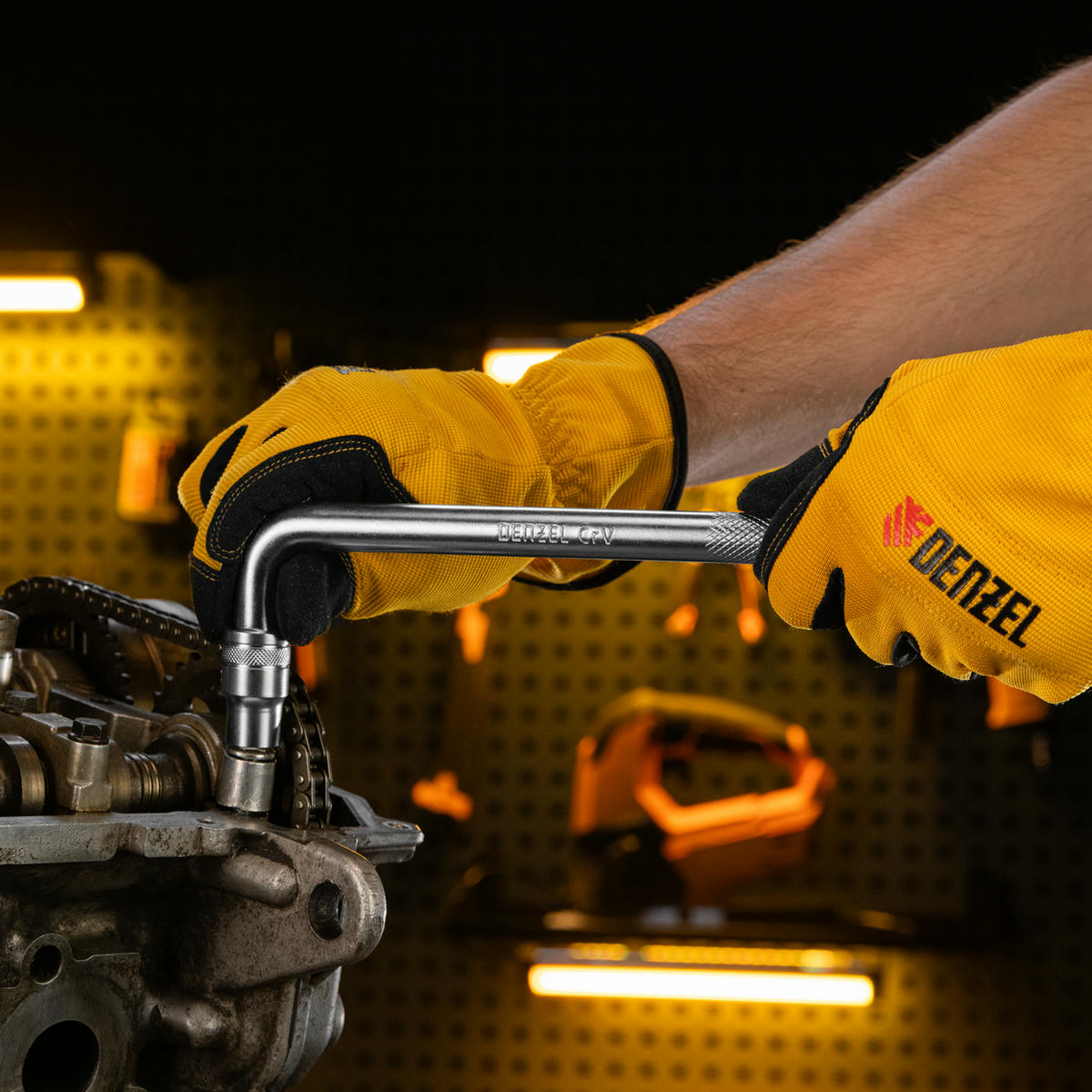 Вороток 1/2" 250мм Г-образный DENZEL preview 9