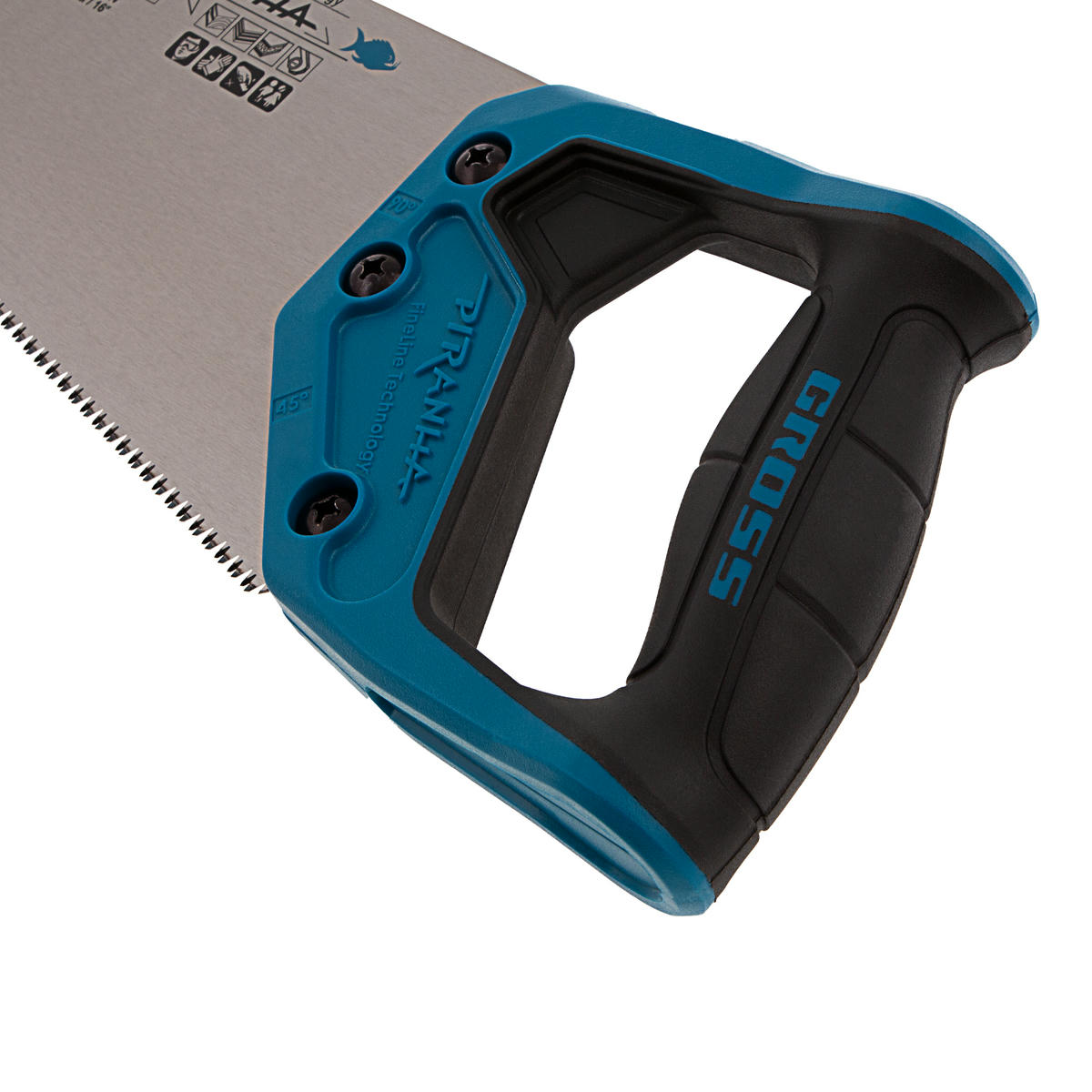 Ножовка по дереву 400мм "PIRANHA" 11-12 TPI, зуб - 3D, каленый зуб, 2-х комп. рук-ка GROSS preview 2