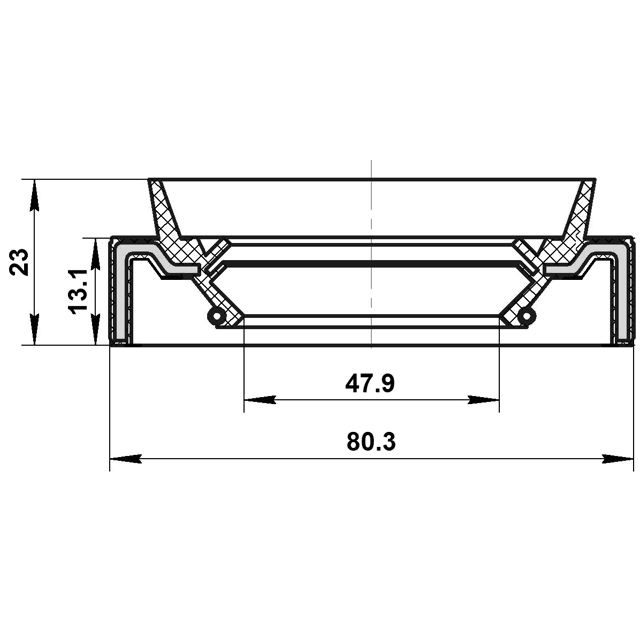 Сальник привода FEBEST 95JAY-50801323L preview 2