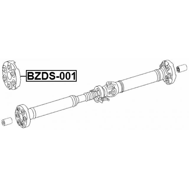 Муфта кардана FEBEST BZDS-001 preview 2