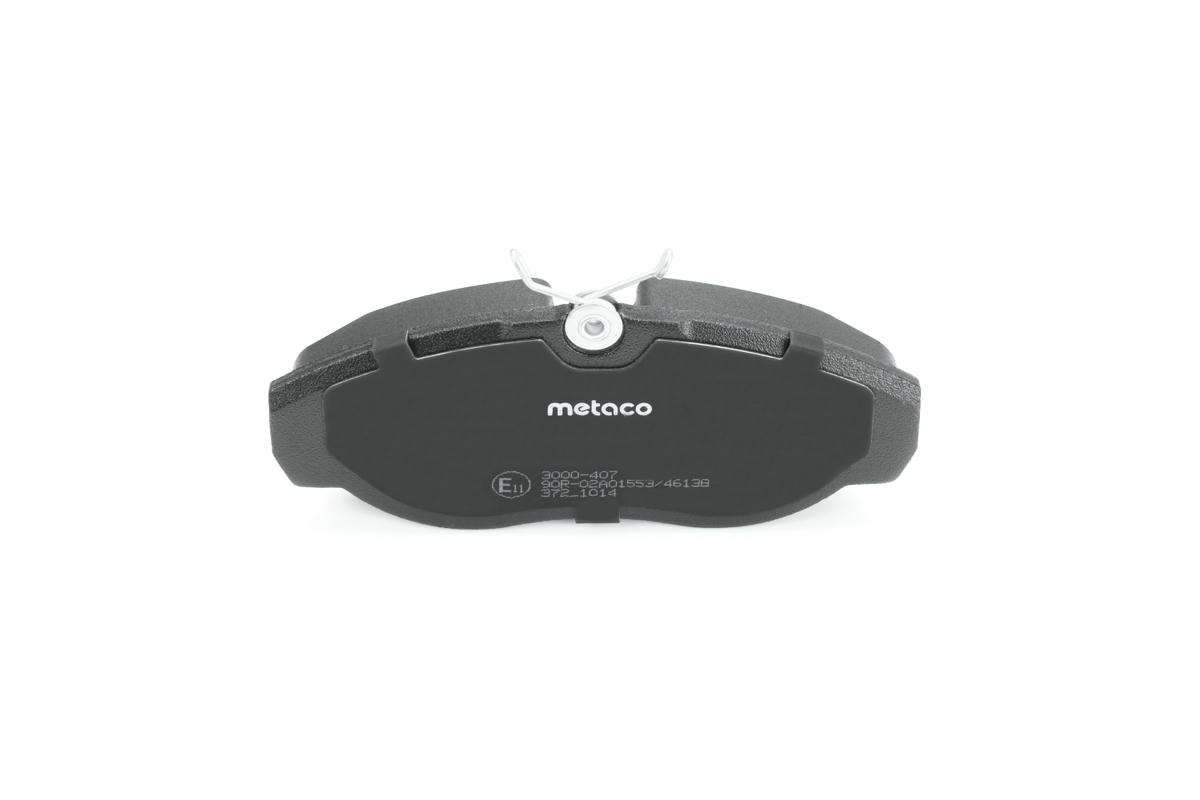 Колодки тормозные передние к-кт metaco 3000-407 preview 5