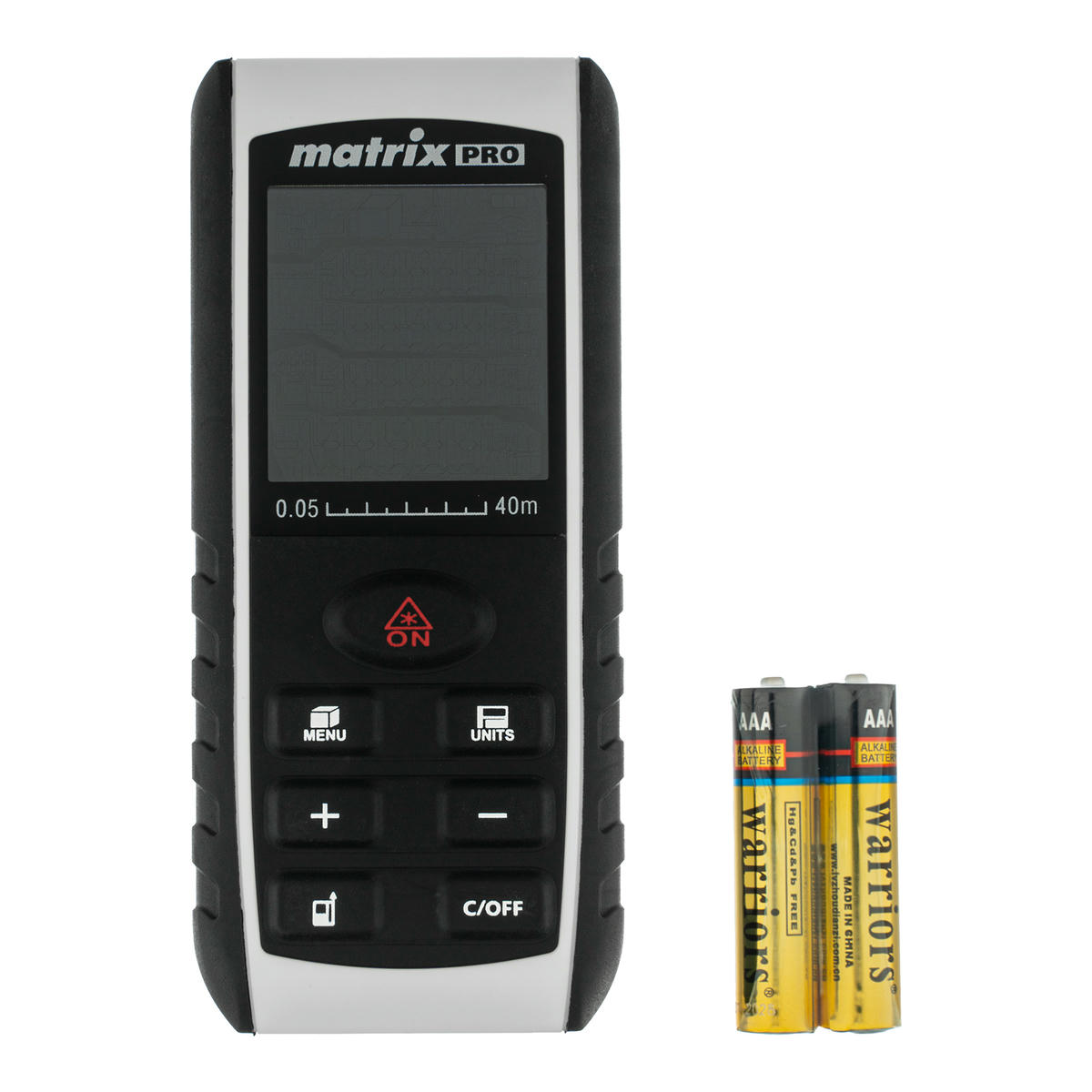 Дальномер лазерный LD-40, 40 м, с электронным угломером MATRIX preview 7