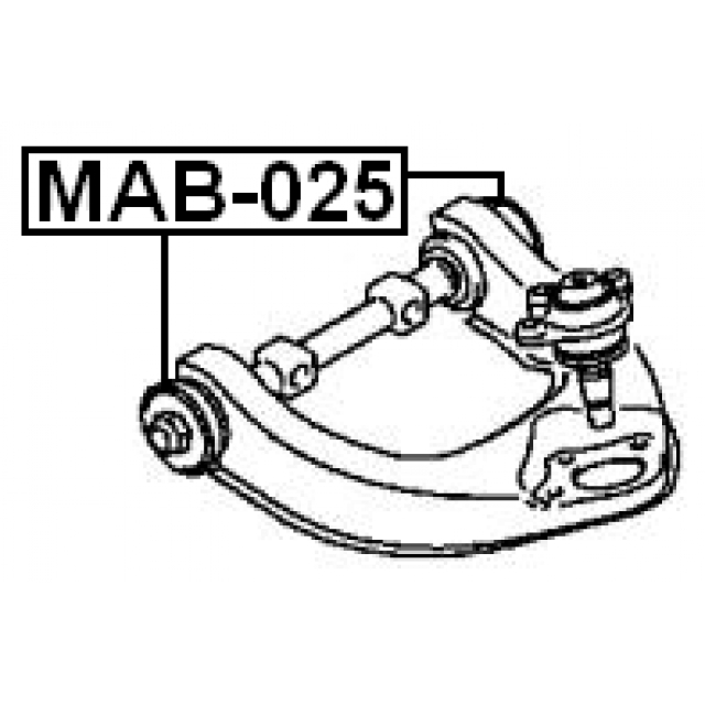 Сайлентблок FEBEST MAB-025 preview 2