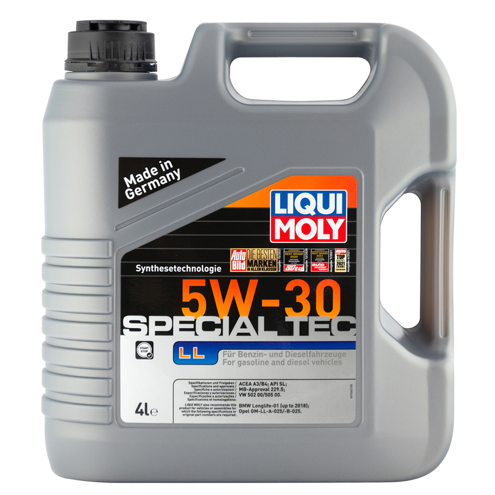Масло моторное LIQUI MOLY SPECIAL Tec LL HC 5W30 синт. 4л preview 1 Масло моторное LIQUI MOLY SPECIAL Tec LL HC 5W30 синт. 4л preview 1