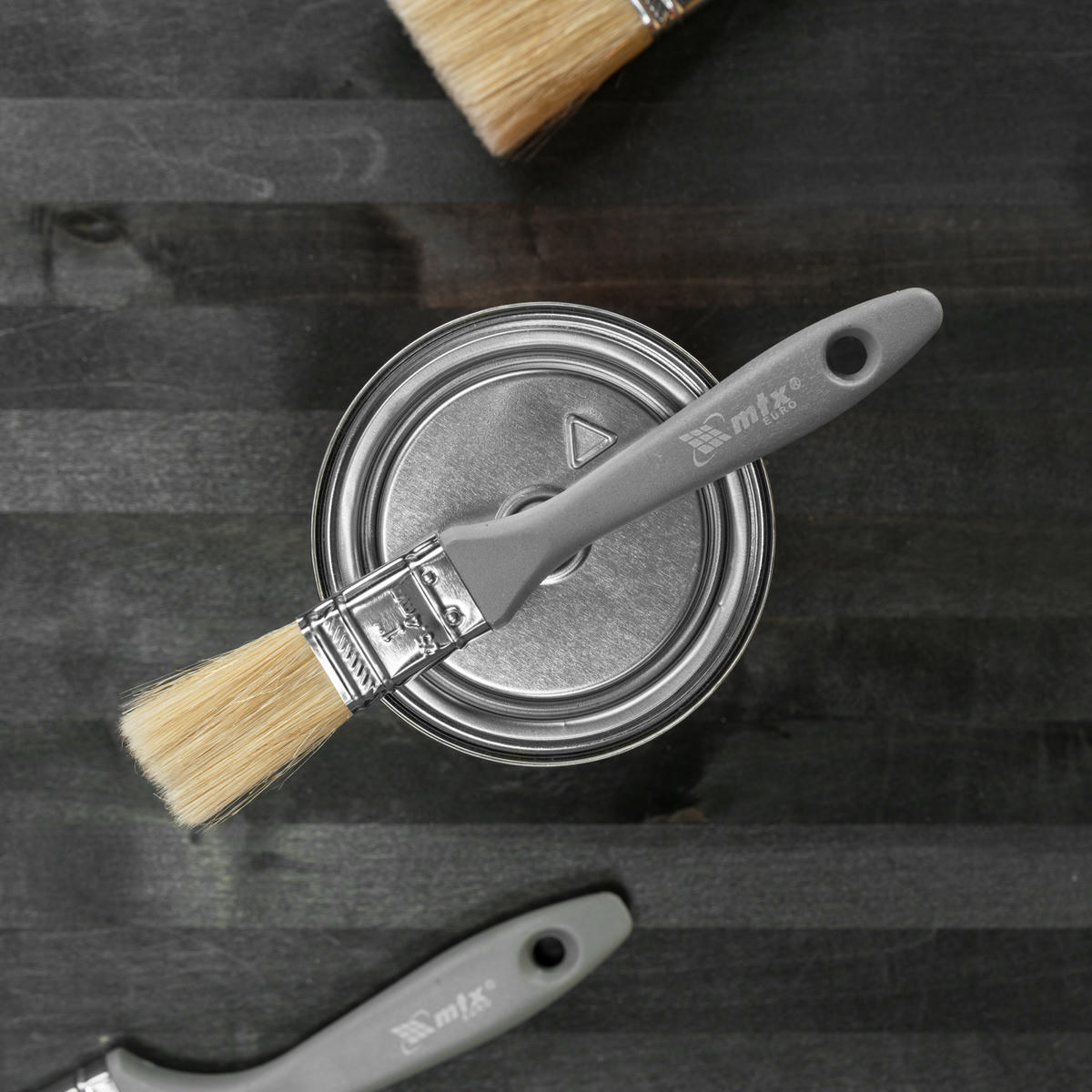 Кисть плоская Евро 1, натуральная щетина, пластмассовая ручка MATRIX 83061 preview 6