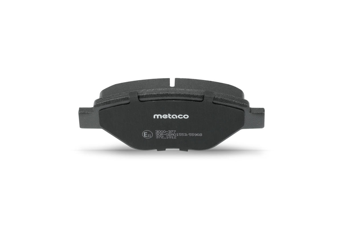 Колодки тормозные передние к-кт metaco 3000-377 preview 4