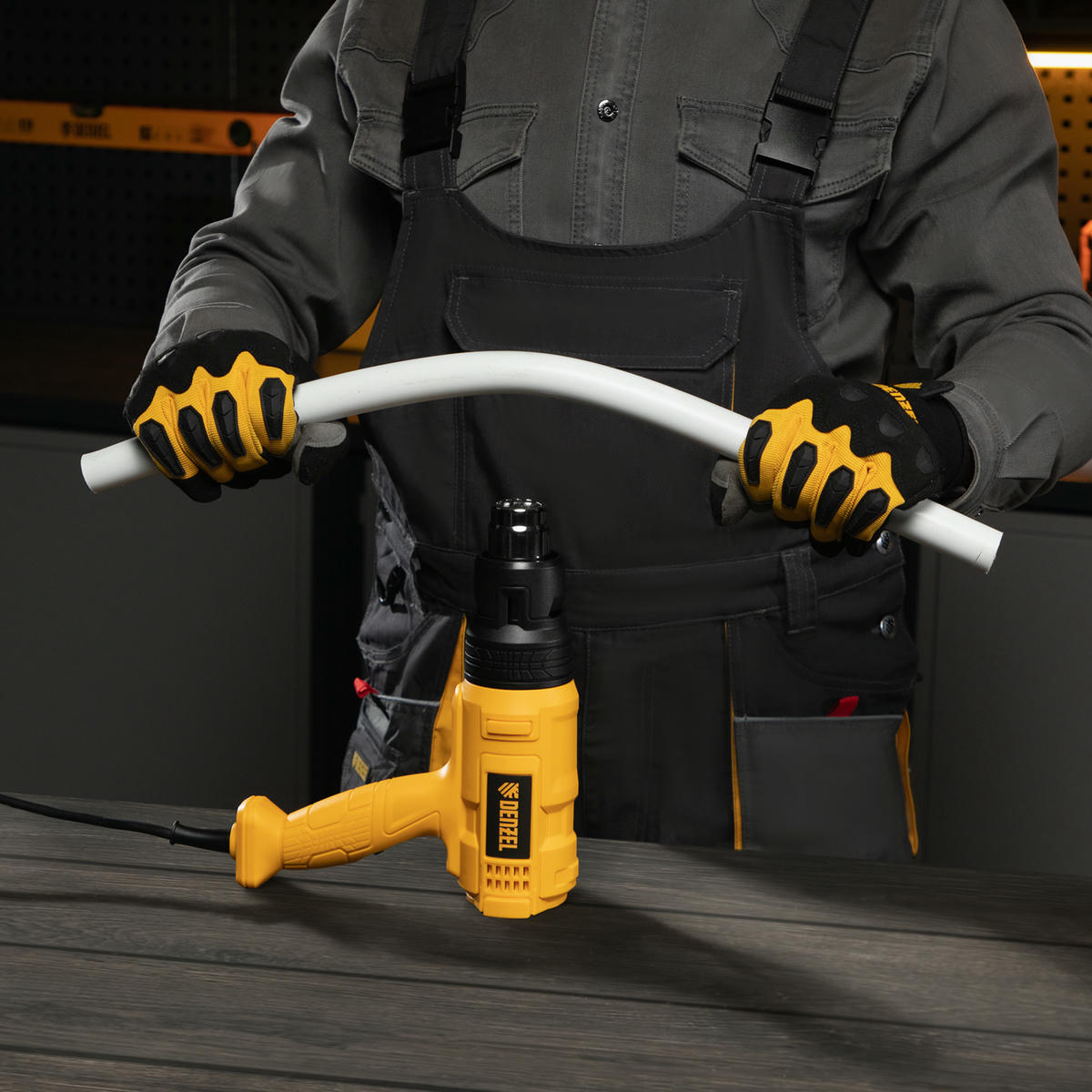 DENZEL 28001 Фен технический HG-1800, 1800 Вт, 3 режима preview 12