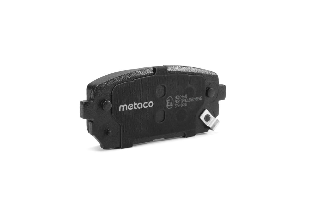 Колодки тормозные задние дисковые к-кт metaco 3010-241 preview 3