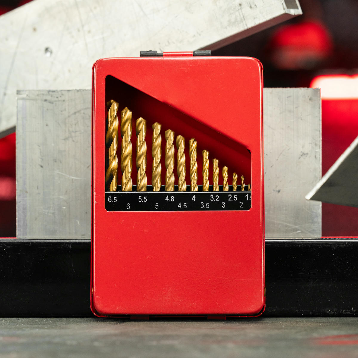 Набор сверл по металлу 1,5-6,5мм (через 0,5мм+3,2мм; 4,8мм)13шт. MATRIX preview 12