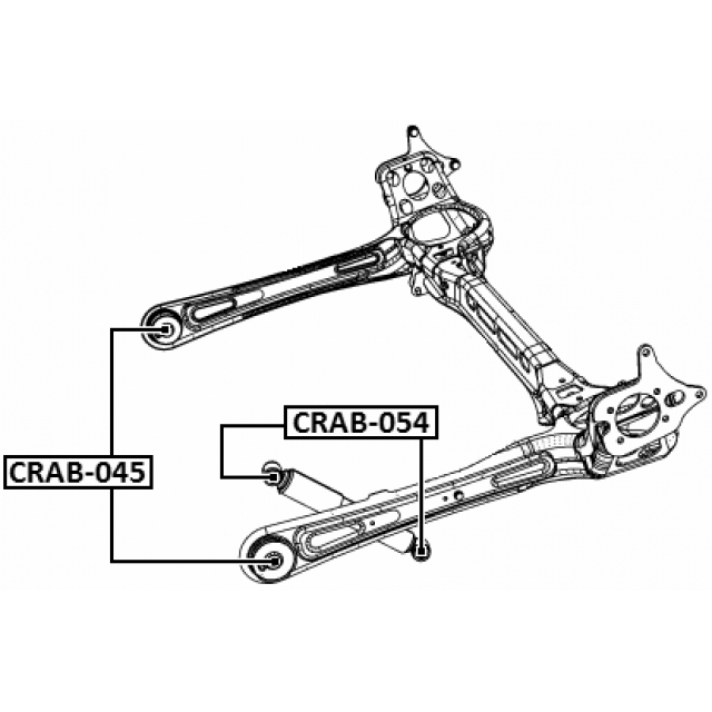 Сайлентблок FEBEST CRAB-054 preview 2