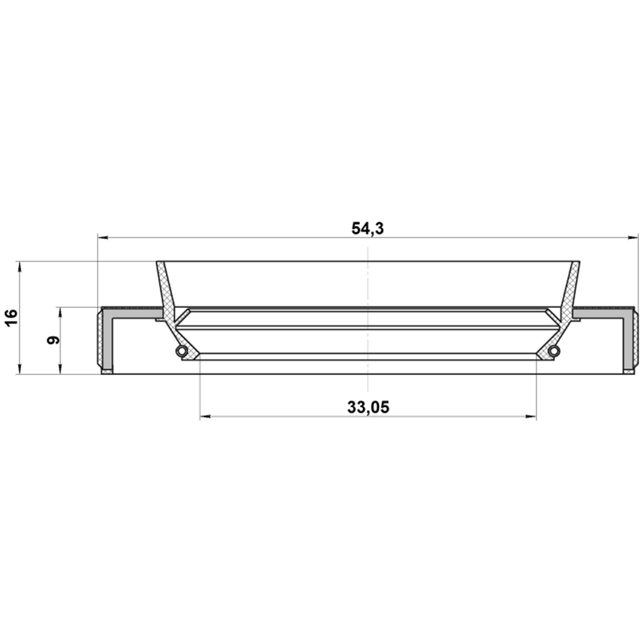 Сальник привода FEBEST 95HBY-35540916R preview 2
