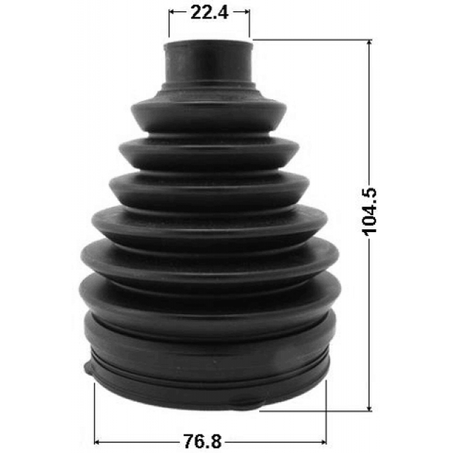 Пыльник ШРУСа наружного пер FEBEST 2217P-CD preview 2 Пыльник ШРУСа наружного пер FEBEST 2217P-CD preview 2