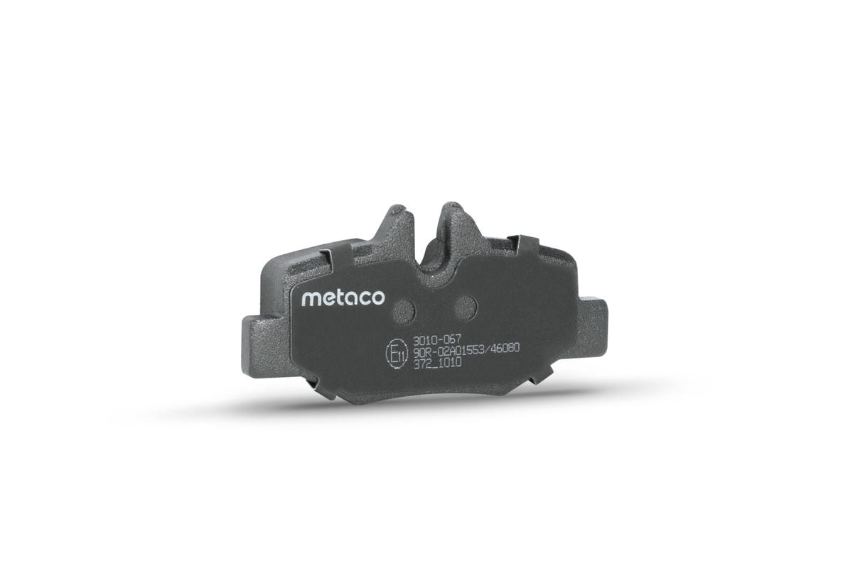 Колодки тормозные задние дисковые к-кт metaco 3010-067 preview 3