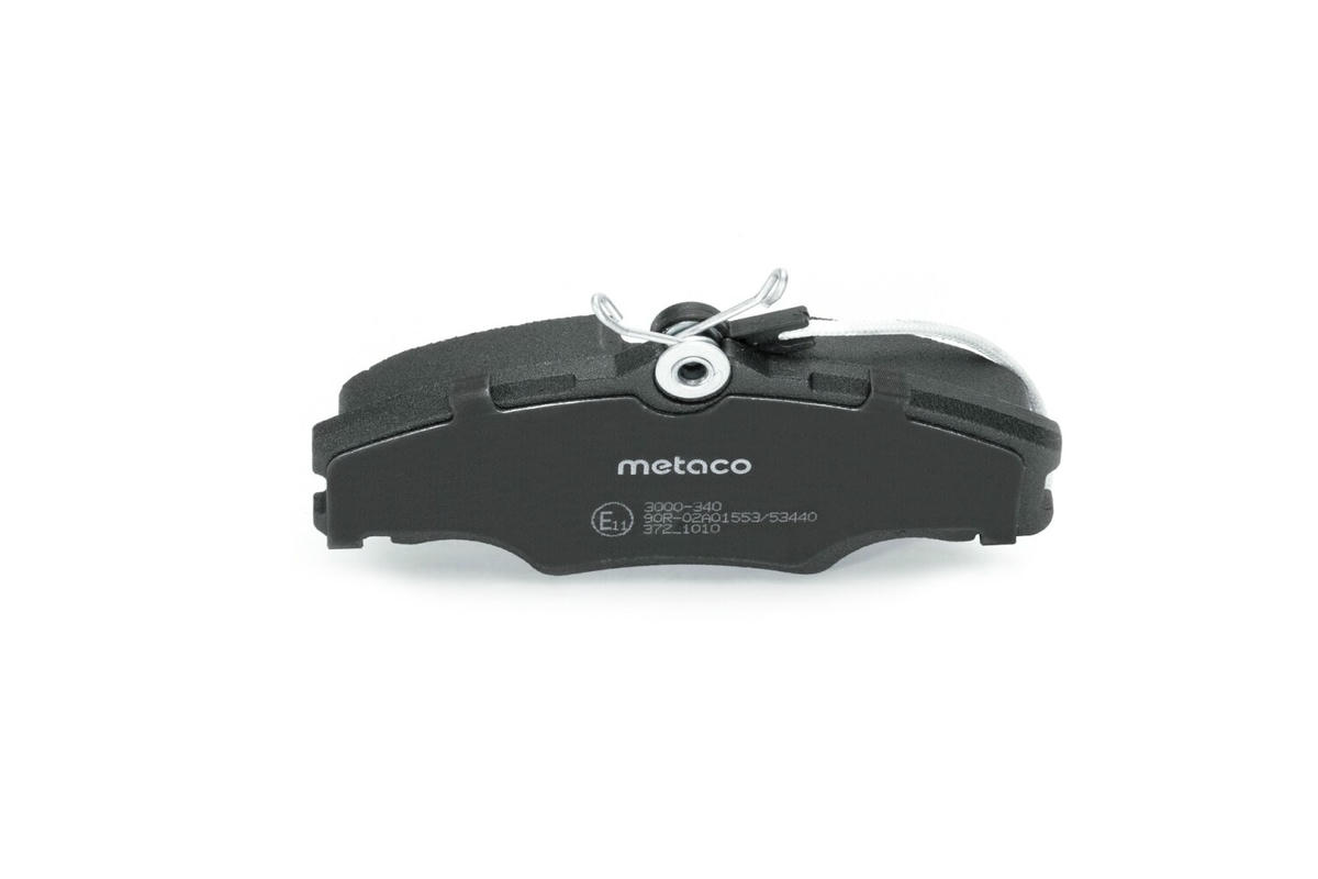 Колодки тормозные передние к-кт metaco 3000-340 preview 4