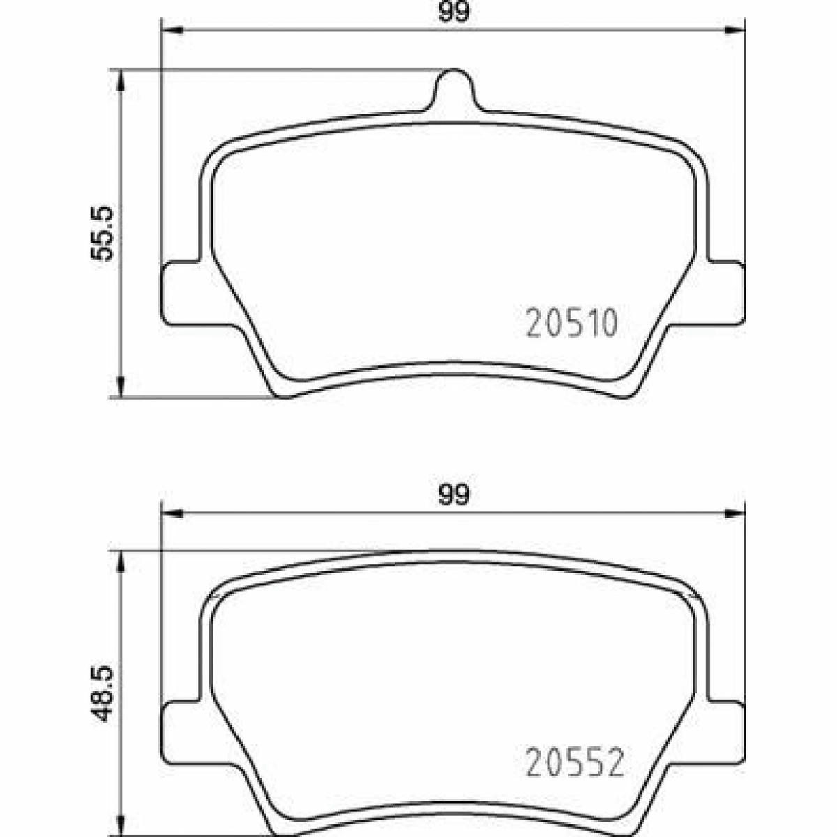 Колодки торм. для а/м Geely Tugella (20-) диск. зад. (PF 4128) preview 3 Колодки торм. для а/м Geely Tugella (20-) диск. зад. (PF 4128) preview 3