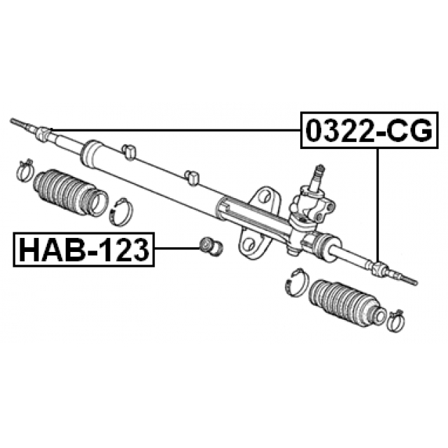 Тяга рулевая FEBEST 0322-CG preview 2