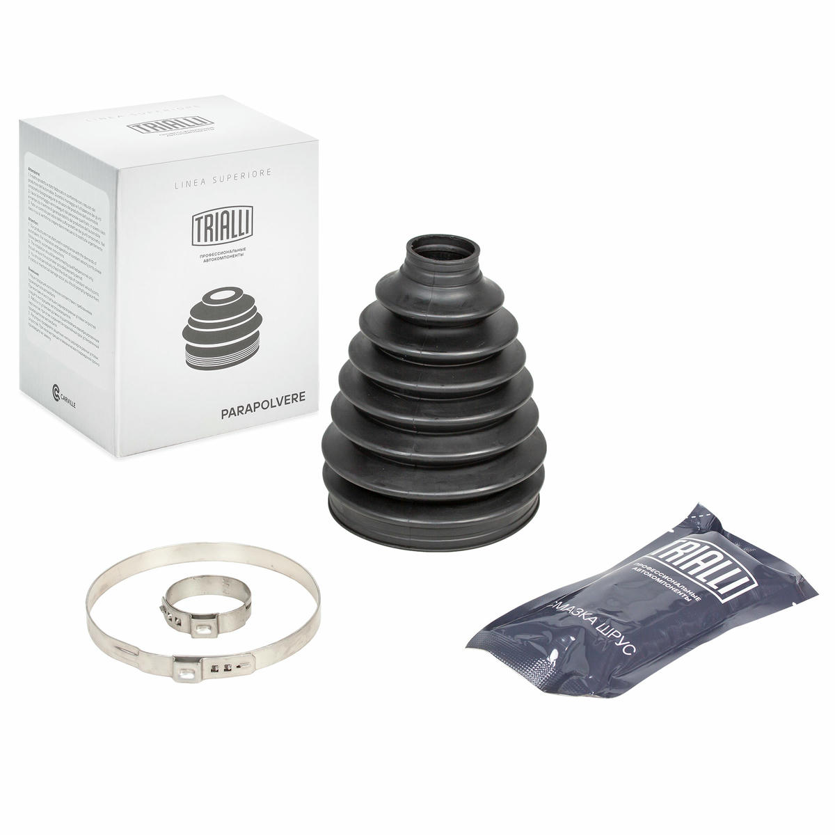 Пыльник ШРУСа для а/м Kia Sorento (09-) (наруж.компл хомуты/смазка) (TPEE) (FG 0810) preview 1