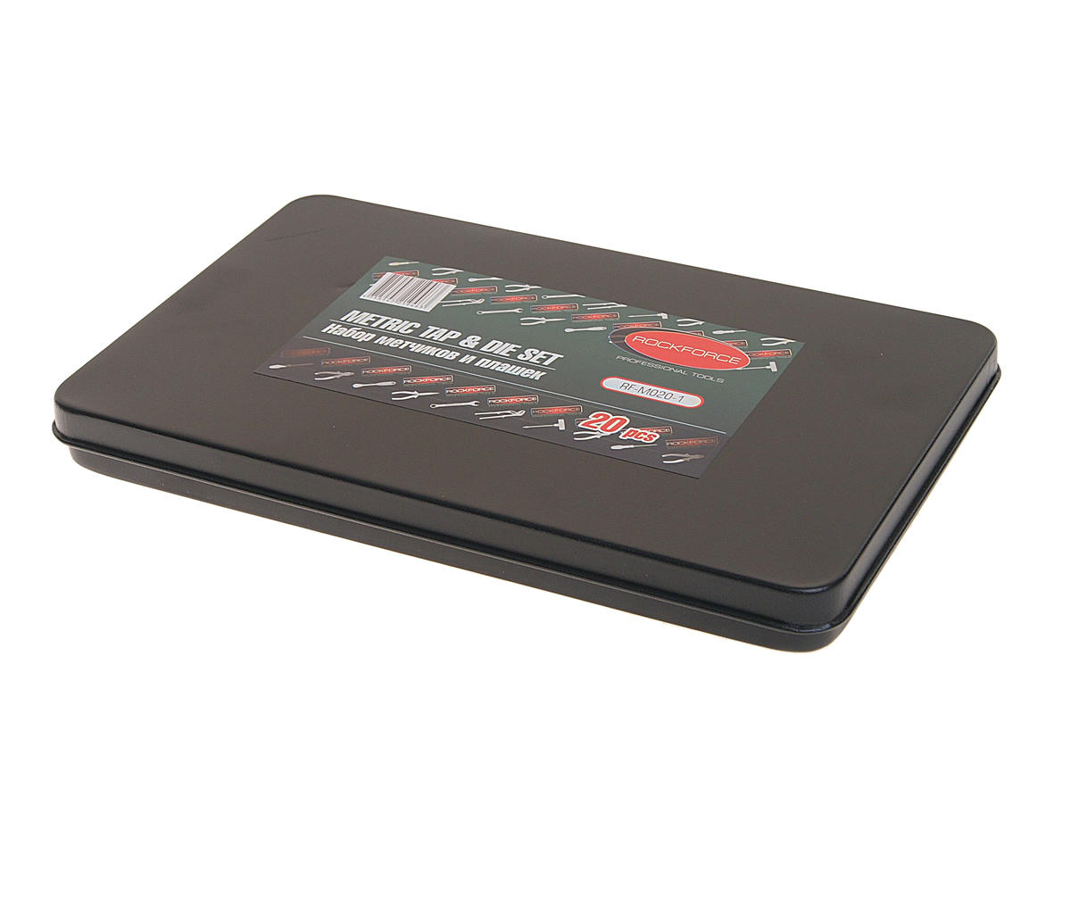 Набор метчиков и плашек метрический 20пр ROCK FORCE preview 3