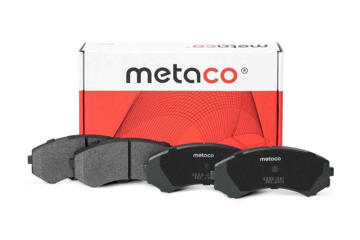 Колодки тормозные передние к-кт metaco 3000-041 preview 1